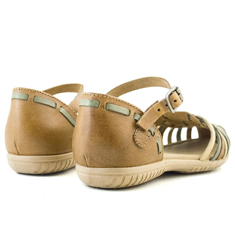 Sandalias Country Tiras de Mujer - 31401 Ambar-multicolor