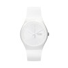 Reloj Swatch White Rebel SO29W704 de silicona Blanco