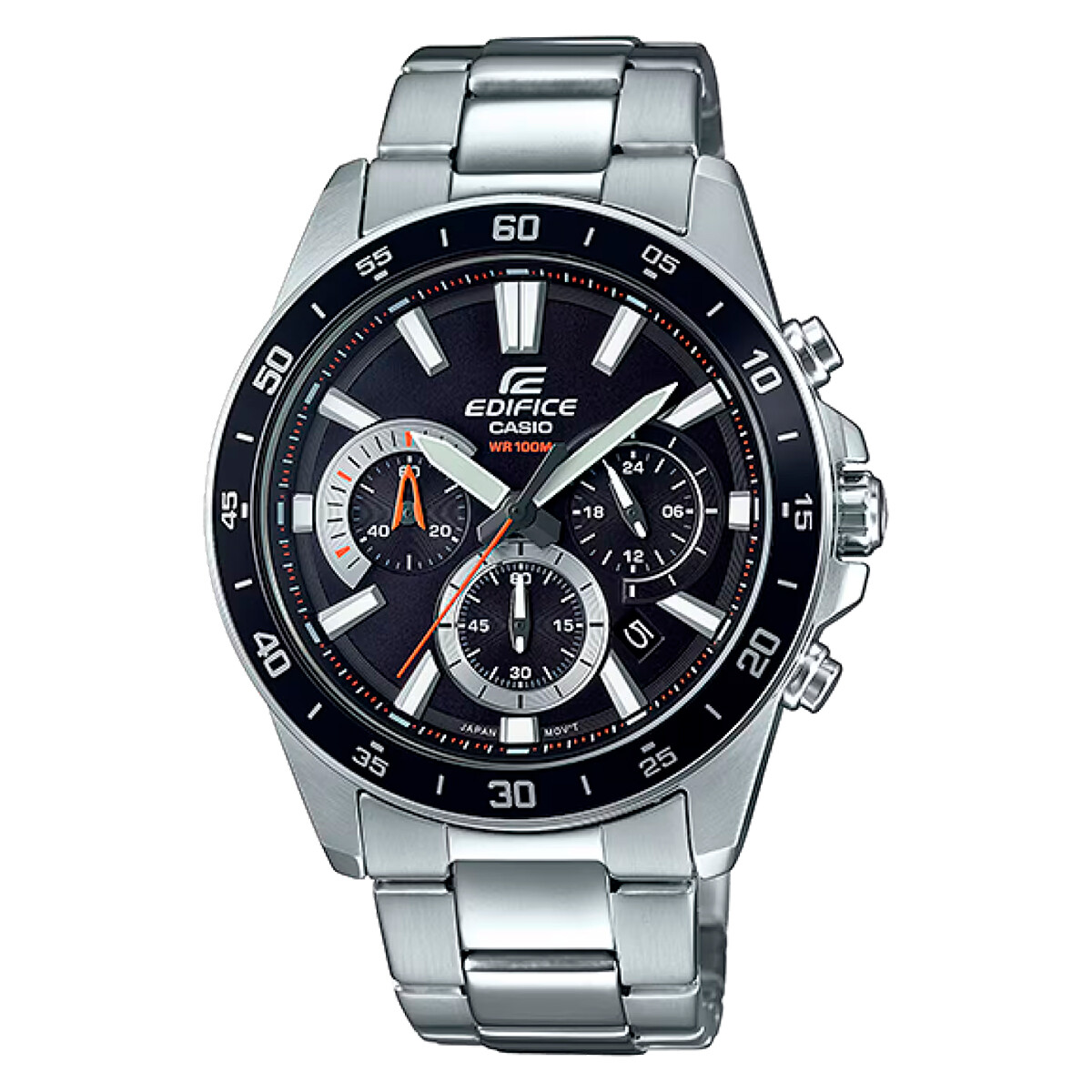 Reloj CASIO EDIFICE EFV570D-1AVUDF en Acero Plateado Esfera 43mm 