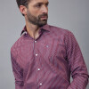 Camisa Luxury bordo a rayas