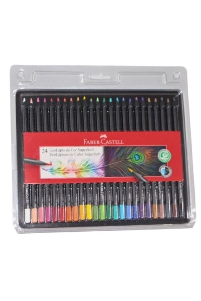 LAPIZ FABER ECO SUPERSOFT X 24 UNIDADES 