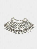 Choker De Rombos Espejo plateado