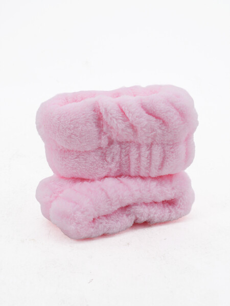 SET VINCHA PARA MAQUILLAJE ROSADO