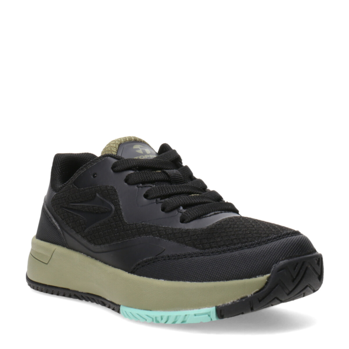 Championes Infantiles Topper - Negro - Verde Oliva 