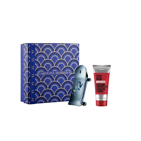 Cofre Carolina Herrera Perfume 212 Heroes Him 90ml + Gel De Ducha 100ml Cofre Carolina Herrera Perfume 212 Heroes Him 90ml + Gel De Ducha 100ml