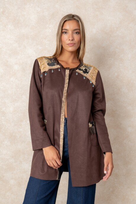 CHAQUETA BETTY Chocolate