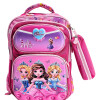 Mochila con 4 bolsillos con cartuchera de obsequio Princesas