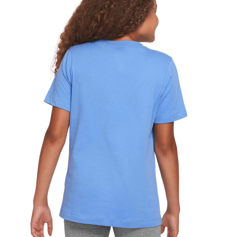 Remera Nike Sportswear Tee Club Seasonal Camo de Niños Azul