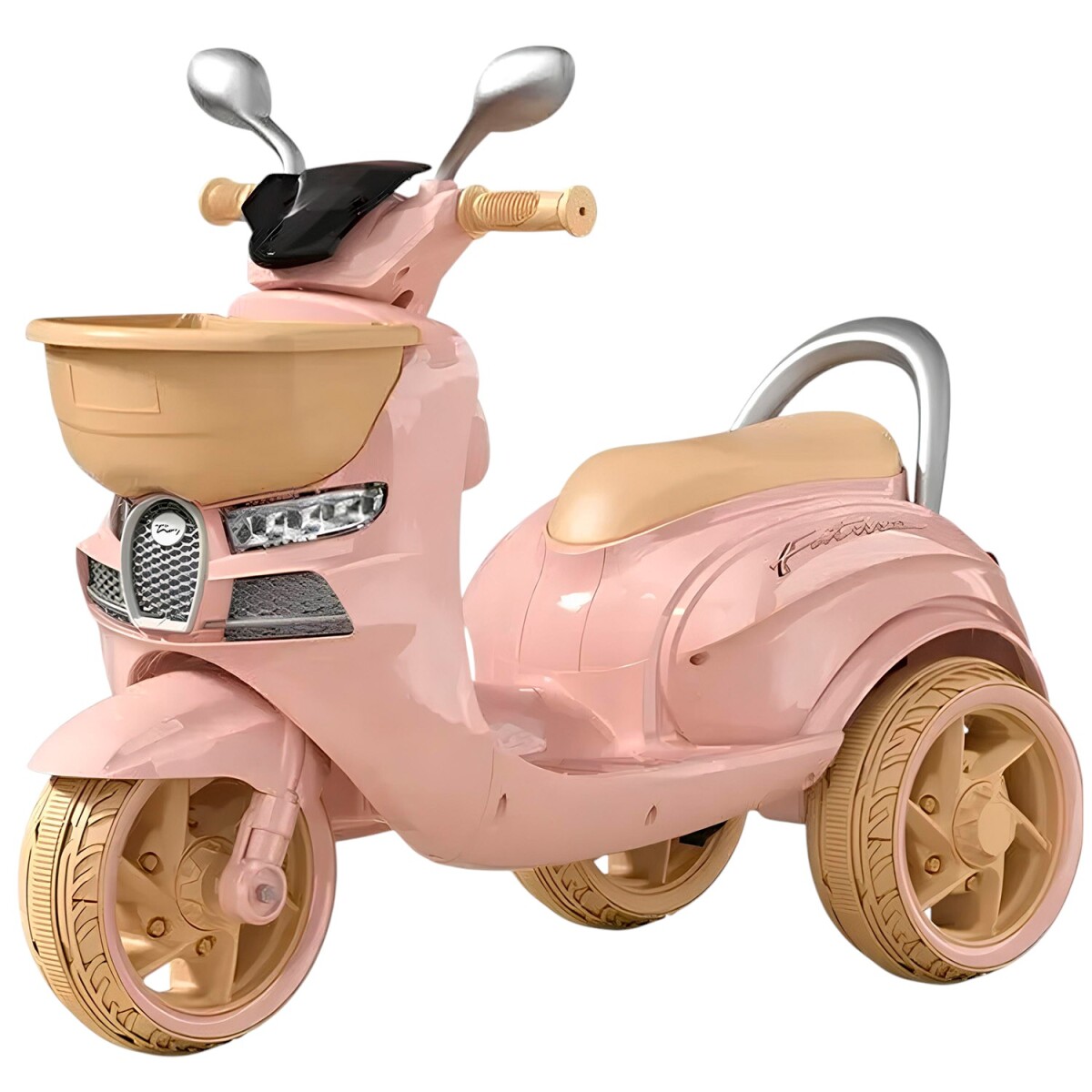 Moto Scooter Infantil a Batería Bebesit Scooby - Rosa 