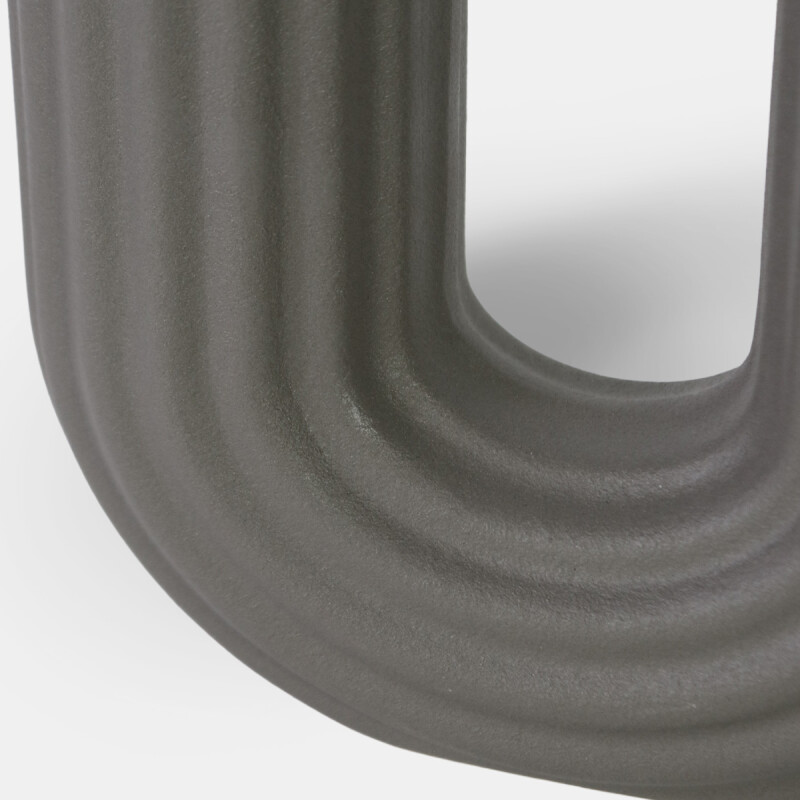 BASE CERAMICA GRIS 22X8X30CM Unica