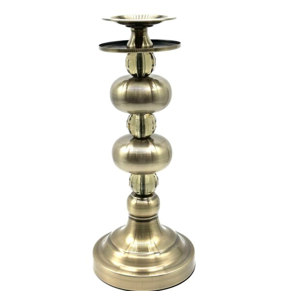 Candelabro de metal plateado T2 Candelabro de metal plateado T2