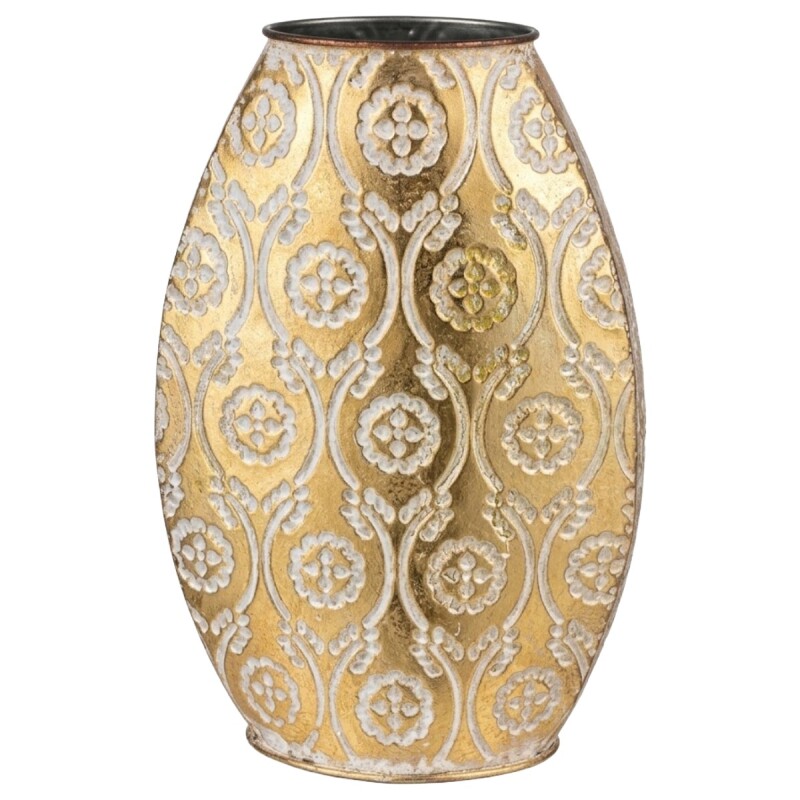 BASE METAL DORADO 25.5X38X3.5CM Unica