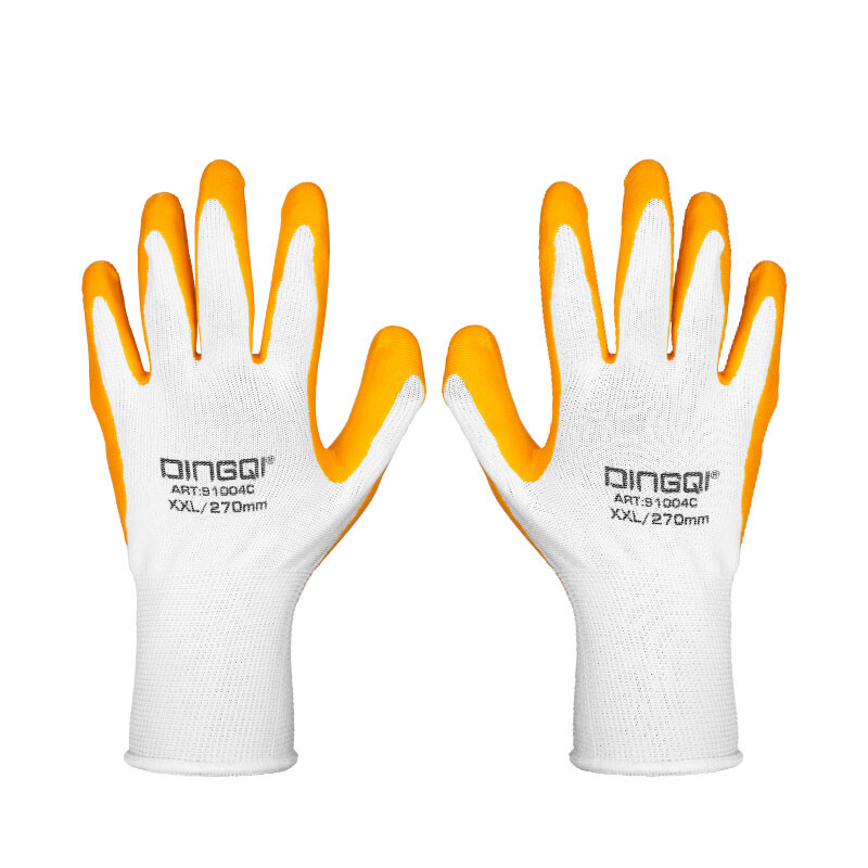 DINGQI GUANTE DE TRABAJO INDUSTRIAL CUBIERTA DE LATEX L - P Dingqi Guante De Trabajo Industrial Cubierta De Latex L - P