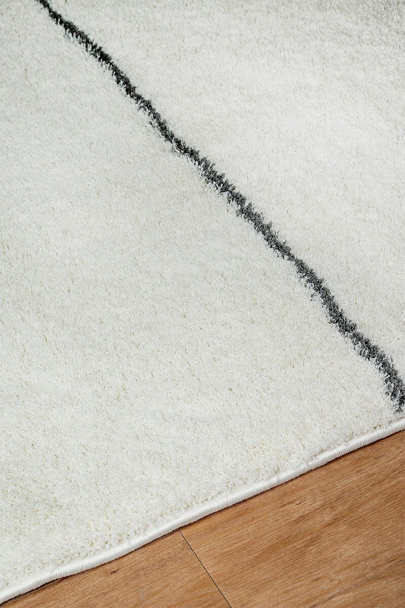 BLIZZ ALFOMBRA BLIZZ 79927 080X150CM WHITE/ANTHRACITE