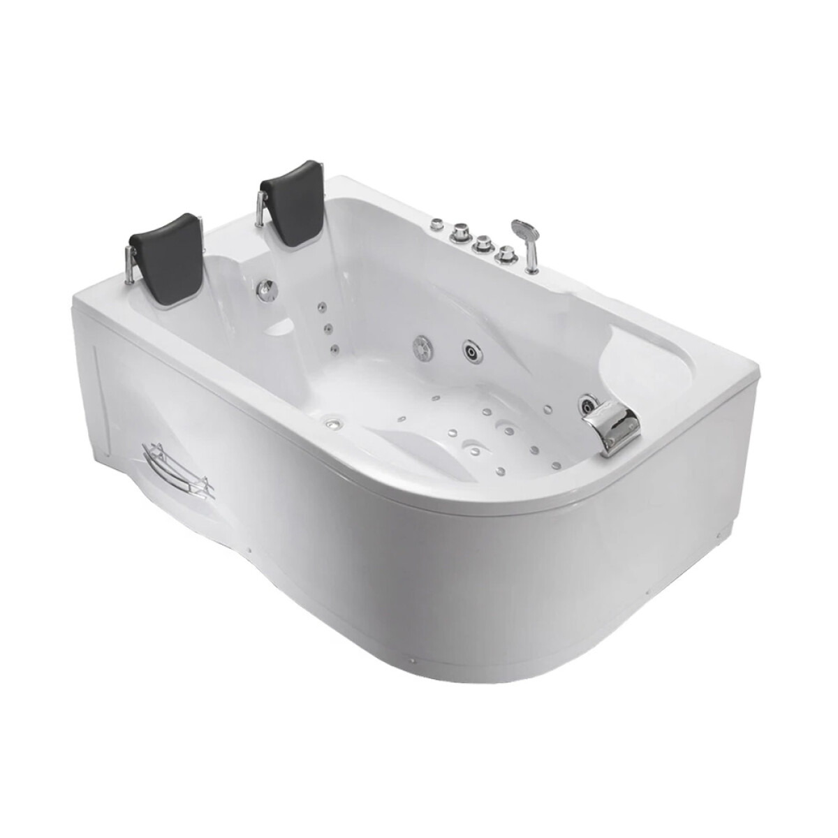 Bañera Hidromasaje Blanca Para Dos Personas 