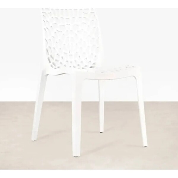 Silla Comedor Cocina Gruvyer Nórdica Exterior Interior Pro Blanco 1