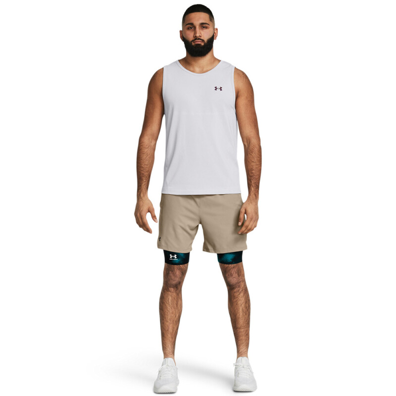 UA Vanish Woven 6in Shorts-RED BRN-203