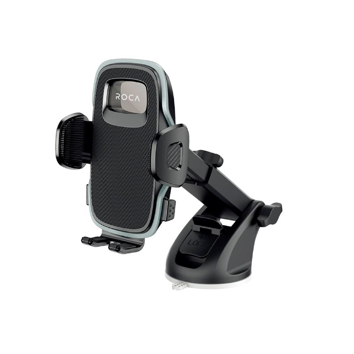 Soporte telescópico de auto para celular con ventosa 