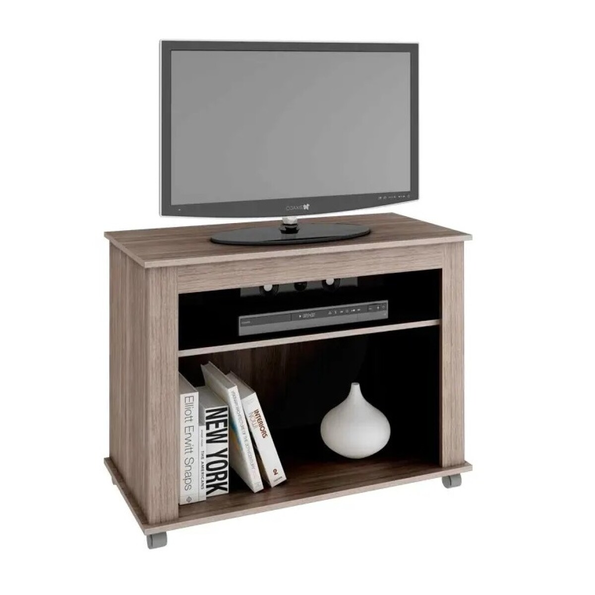 Rack Para Tv Madera Mdp 15mm Con Estante 