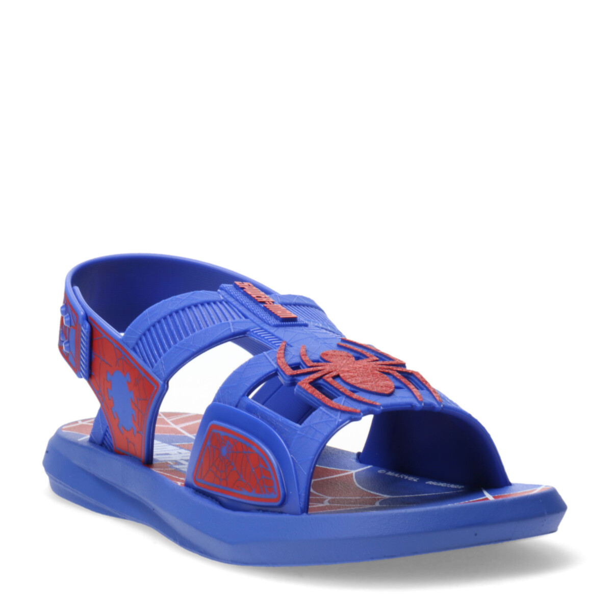 Sandalias Infantiles Marvel Buggy Spiderman - Azul - Rojo 