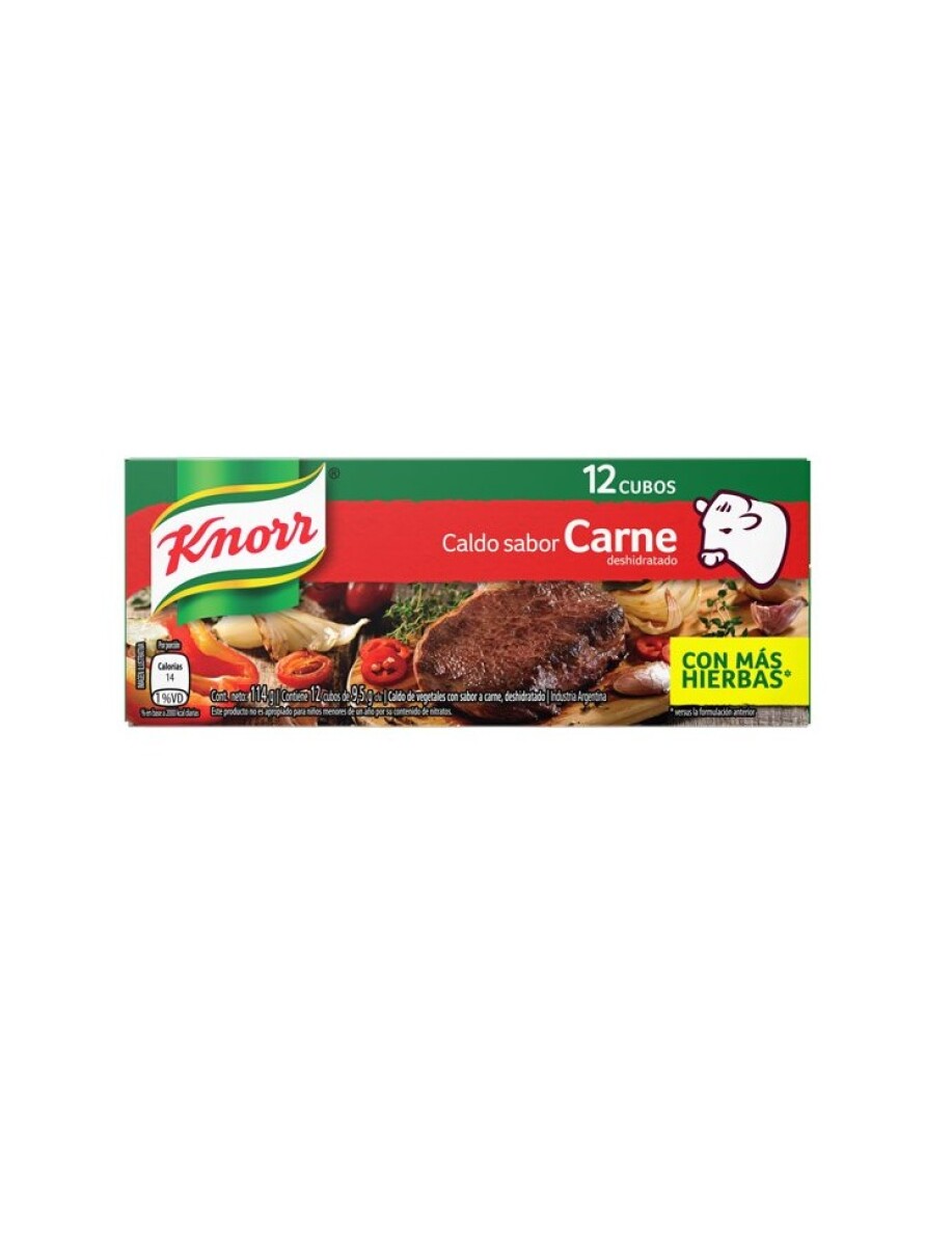 CALDO KNORR 12UNI CARNE 