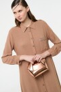 CAMISA LARGA Marron