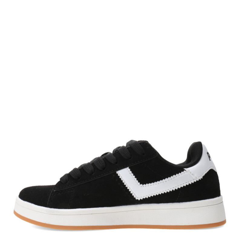 Championes de Mujer Pony Square Negro - Blanco