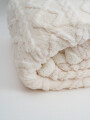 Manta Poli 2 Plazas - 420g Beige
