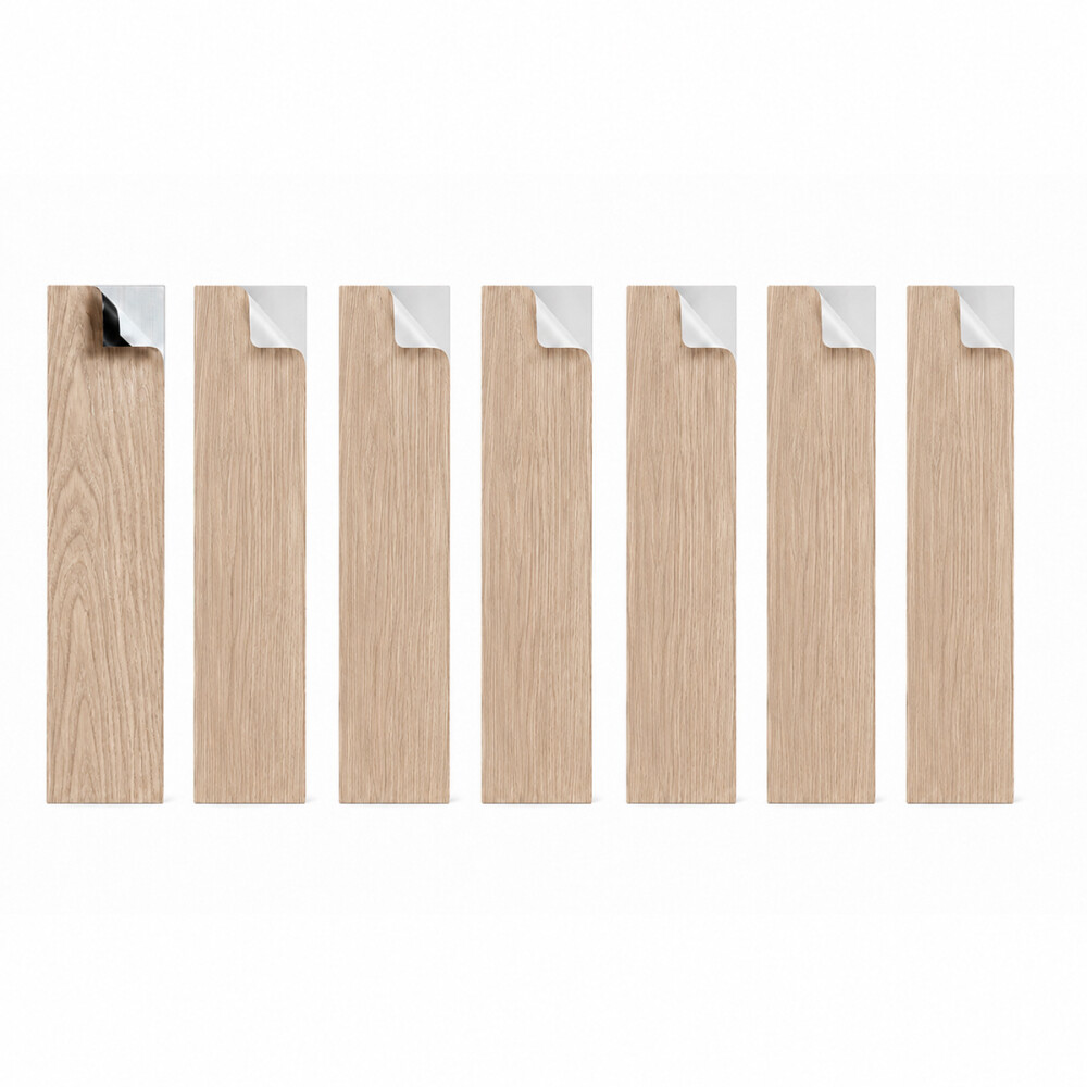Vinílico autoadhesivo piso PVC 1m2 = 7 placas Beige