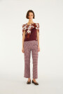 PANTALON RECTO Bordo