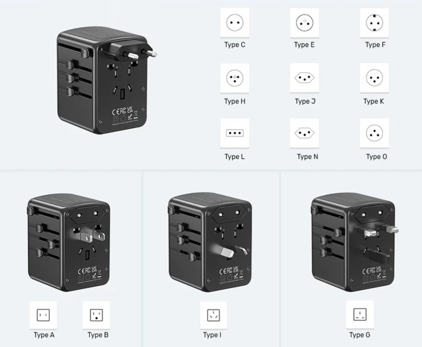 Cargador / Adaptador Universal Unitek 35W 