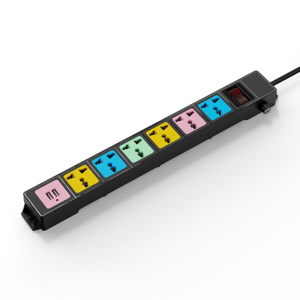 Alargue 6 enchufes usb/usb-c/schuko Alargue 6 enchufes usb/usb-c/schuko