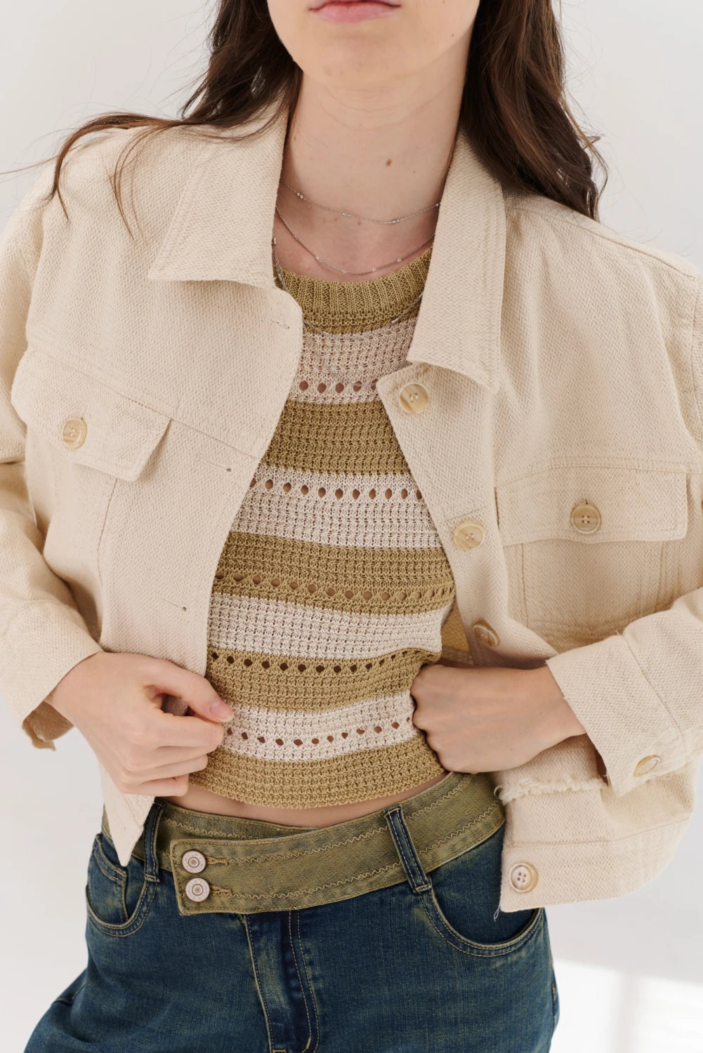 CHAQUETA ZOE natural 2