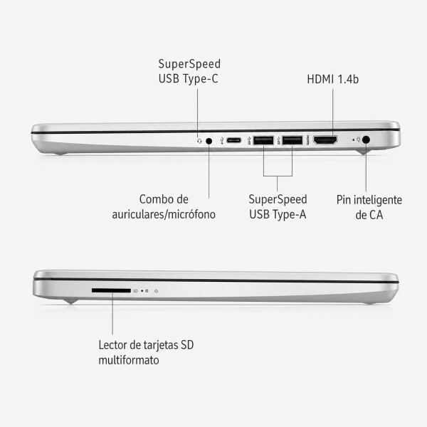 Notebook Hp Ryzen 5 5500u 8gb Ram 256gb Ssd 14" De Outlet OLT NOTEBOOK RFPL HP 14FQ1 R5/8/256/14