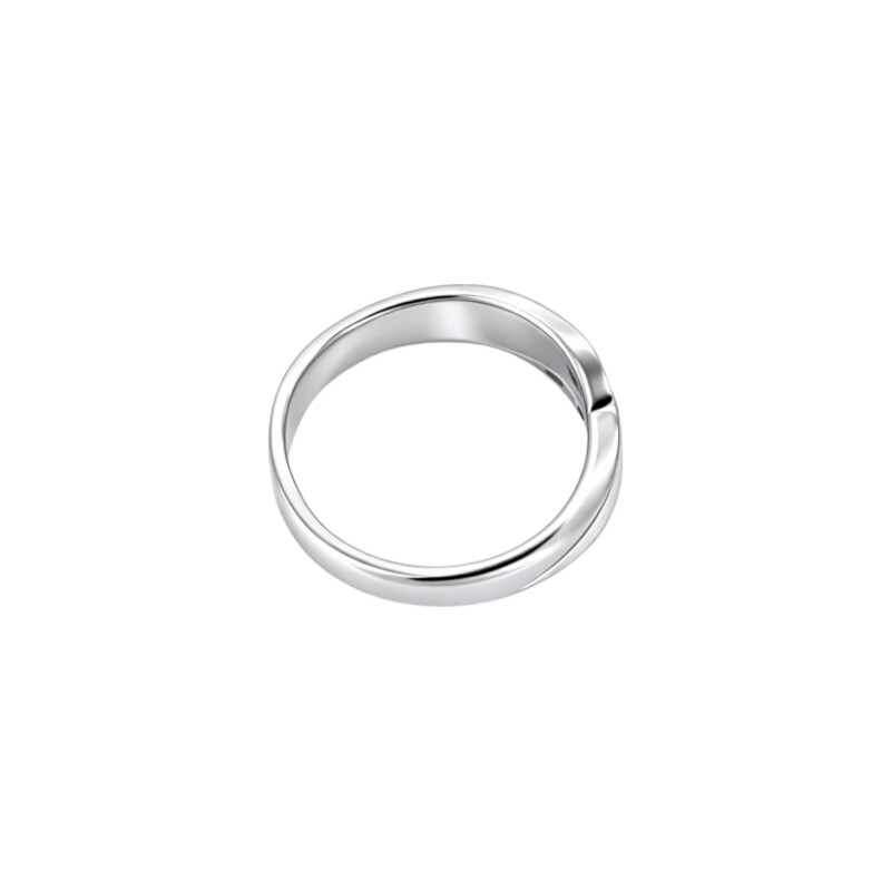 Anillo trenzado - Plata y Oro - zirconia - AN5986 conpiedra