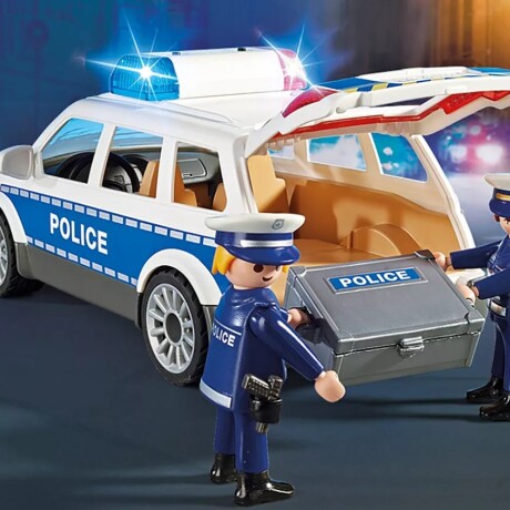 Juego Auto de Policía Playmobil con Luces y Sonido 001
