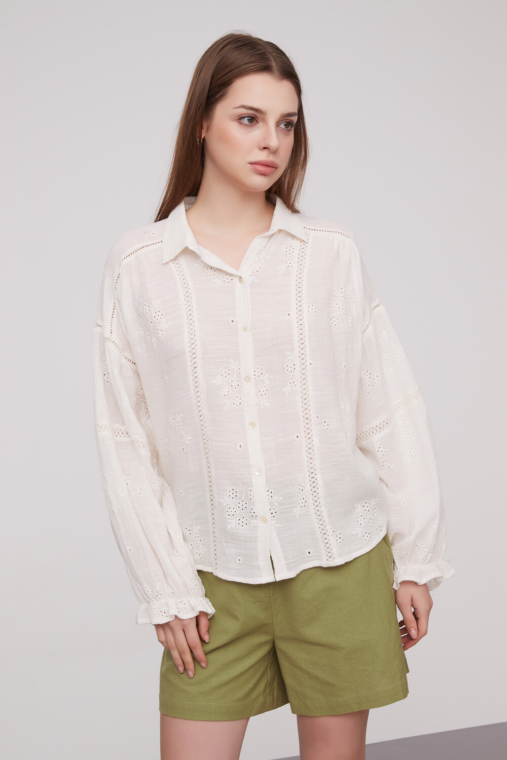 Camisa Mangiare Marfil / Off White