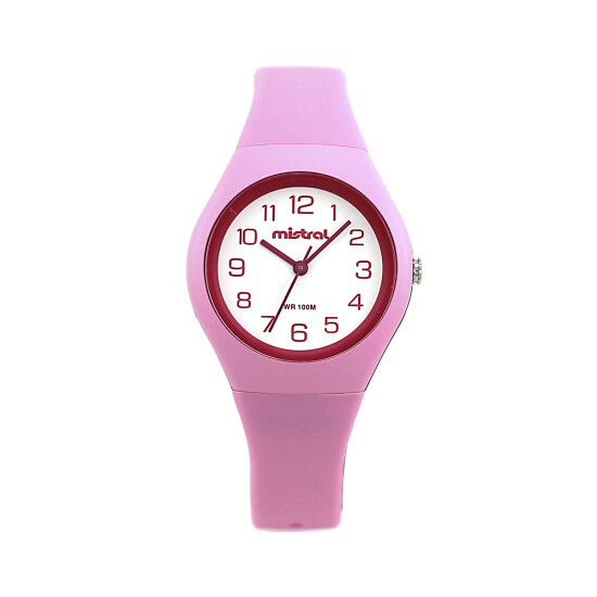 Reloj Mistral Deportivo Silicona Rosa 0