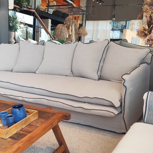 Sofá Cardo, Lino Greige, 2.10 m Sofá Cardo, Lino Greige, 2.10 m