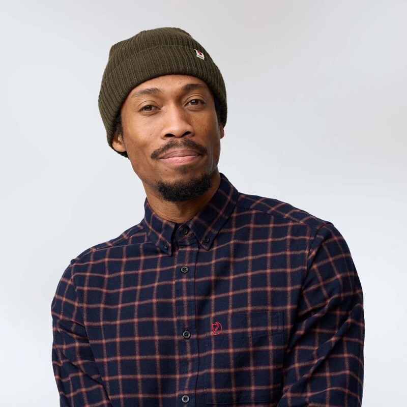 Camisa Fjallraven Ovik Flannel Shirt M Hombre Dark Grey