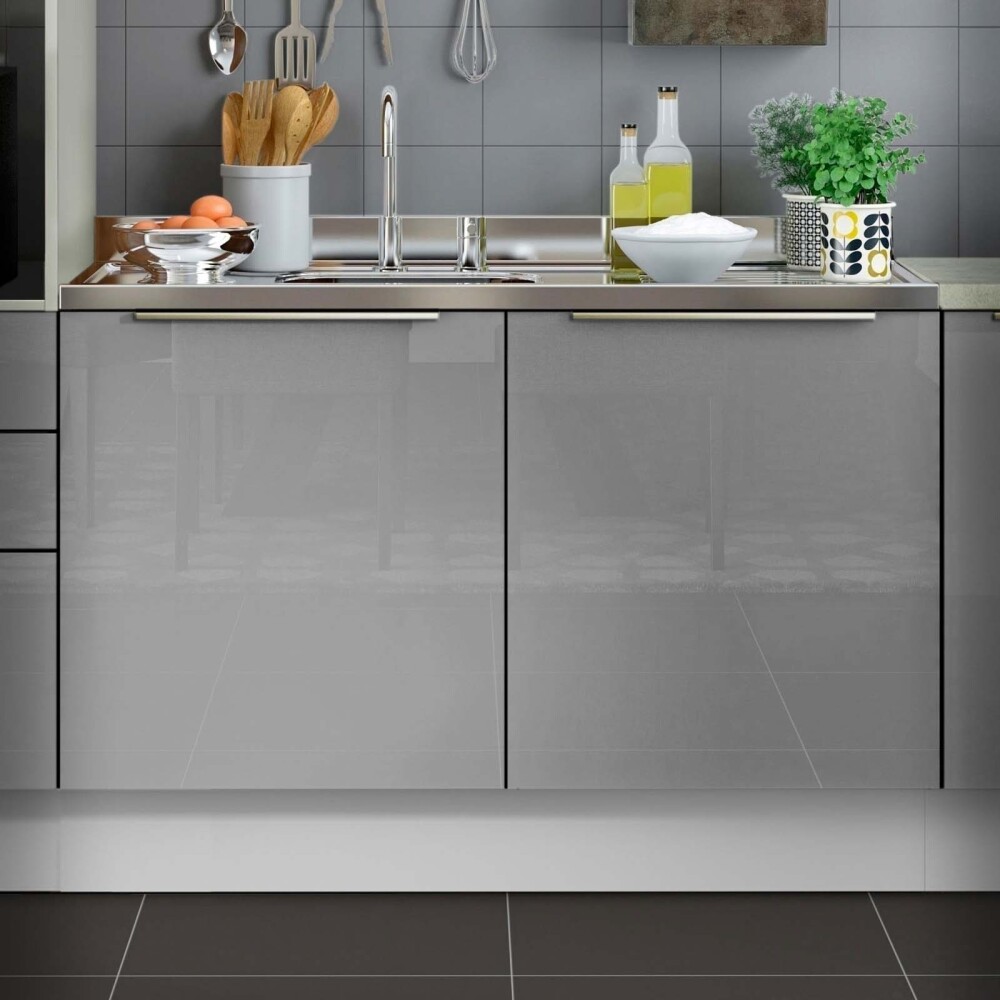 BAJO MESADA 120 CM MDP-Y-VIDRIO BLANCO LUX