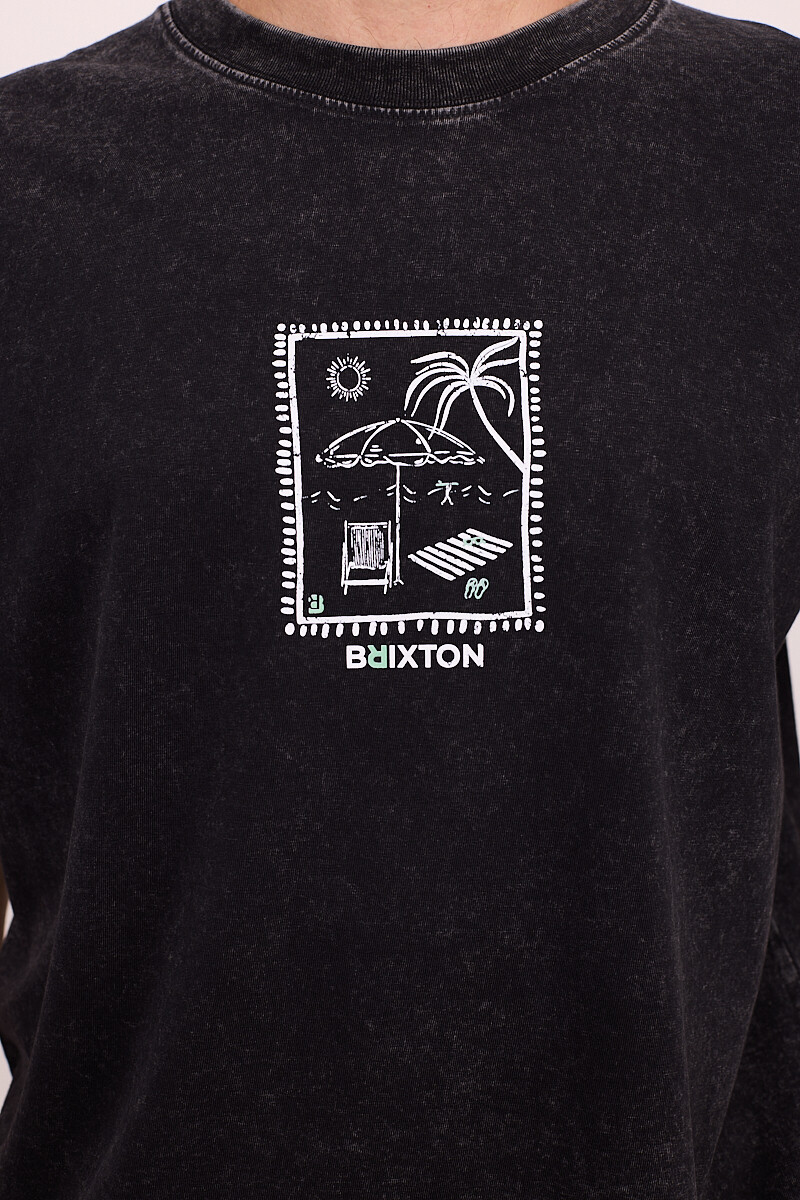 Camiseta Oversize Playa Brixton Negra
