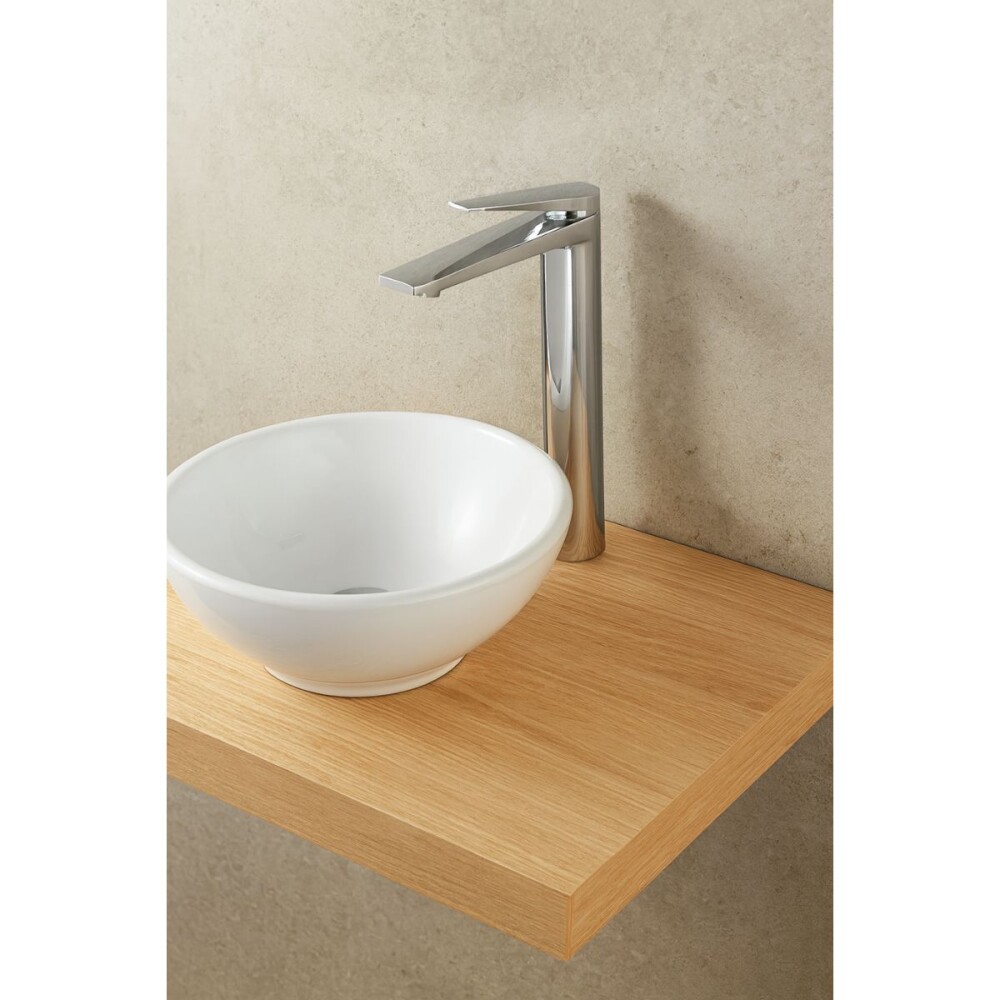 Grifería de lavatorio Monocomando de mesada Alto Chronos Cromado Grifería De Lavatorio Monocomando De Mesada Alto Chronos Cromado