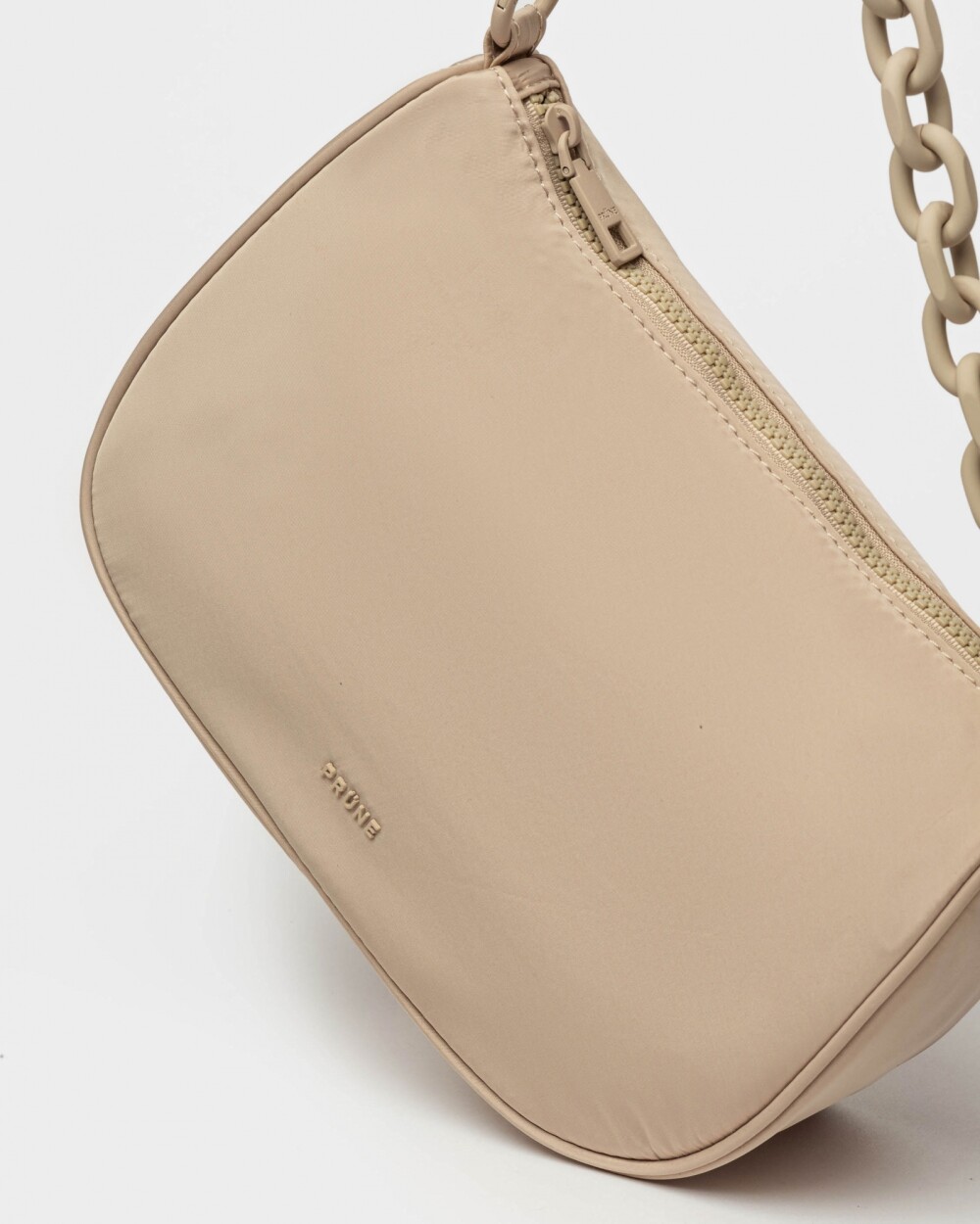 Cartera al Hombro Match en Nylon Taupe