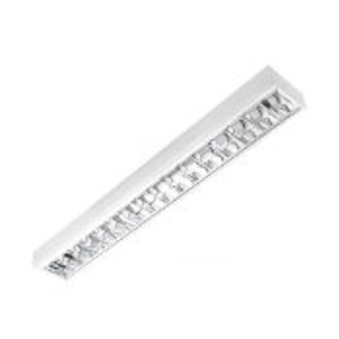 Artefacto adosar con louver p/1 tubo led de 120 cm AI7110