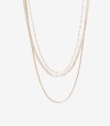 Collar Multicadenas Dorado Oro Rosa