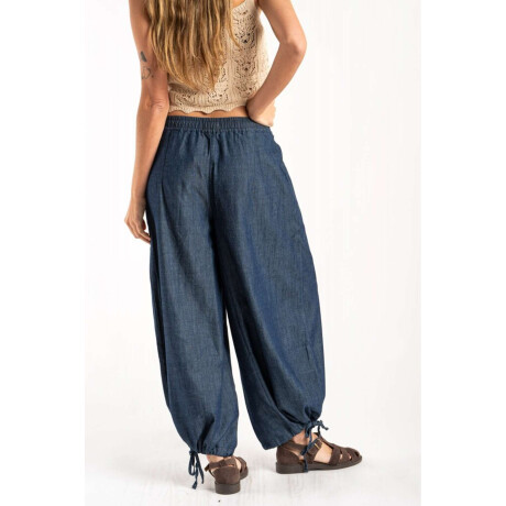Jean Wide Leg Balloon Denim