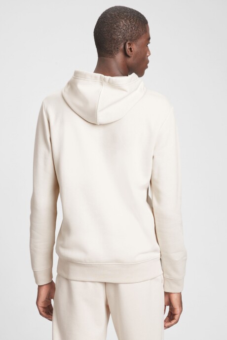 Canguro Logo Gap Con Felpa Hombre Unbleached White