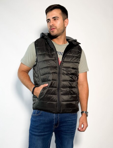 Chaleco con capucha desmontable Timon Verde