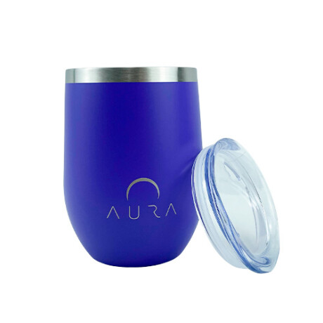 Mate Aura con Tapa 220ML Acero Inoxidable VIOLETA